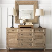 Lexington Monterey Sands Point Sur Buffet and Mirror Set