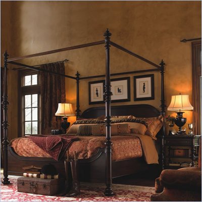 Lexington Barclay Square Blakeney Poster Bed 6 Piece Bedroom Set