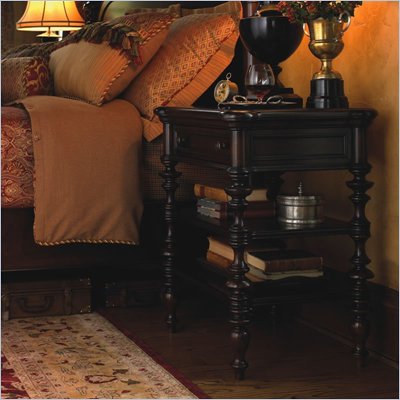 Lexington Barclay Square Winslow Nightstand in Distressed Brownstone