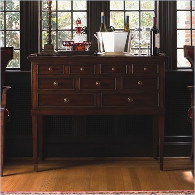 Lexington Barclay Square Savile Sideboard in Distressed Brownstone