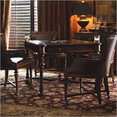 Lexington Barclay Square Newbury Distressed Square Game Table