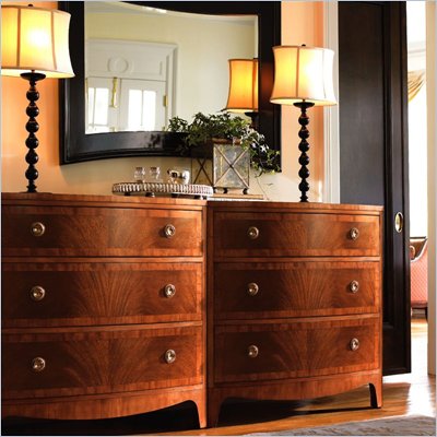 Lexington Hancock Park Paramount 3 Drawer Chest with Cognac Wood Finish