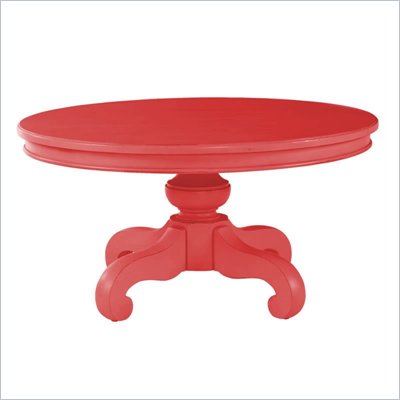 Lexington Long Cove Fairfield Round Coffee Table in Coral Pink Finish