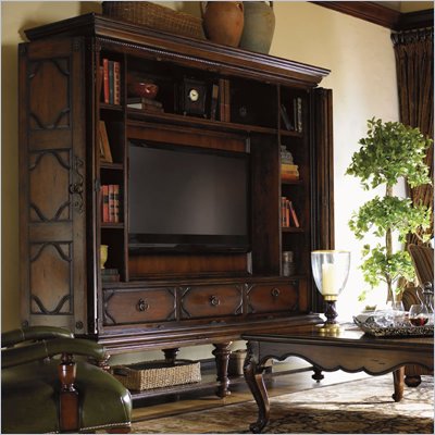 Lexington Palos Verdes Baldwin Entertainment Stand in Russet Brown