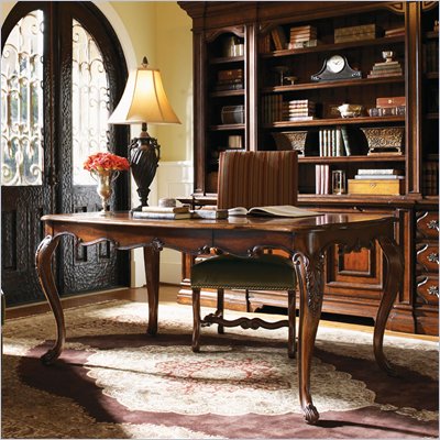 Lexington Palos Verdes Newport Writing Desk in Deep Russet Brown