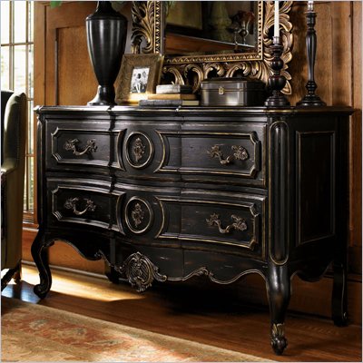 Lexington Palos Verdes Camomilla Chest in Black with Gold Tipping