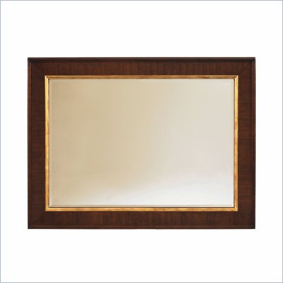 Lexington St.Tropez Grace Mirror in Rich Walnut Brown