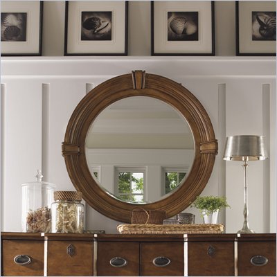 Lexington Twilight Bay Weston Mirror in Chestnut