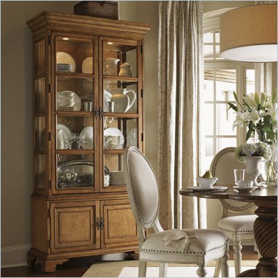 Lexington Twilight Bay Pierpoint Display Cabinet in Chestnut