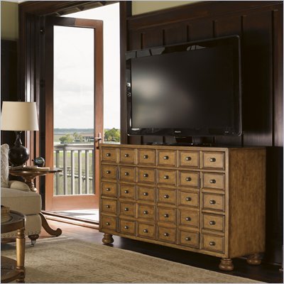 Lexington Twilight Bay Andrews TV Stand in Chestnut