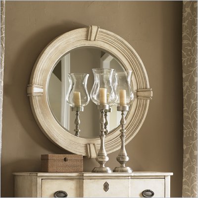 Lexington Twilight Bay Weston Mirror in Antique Linen