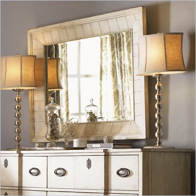 Lexington Twilight Bay Childress Mirror in Antique Linen