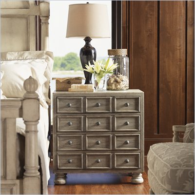 Lexington Twilight Bay Brandon Night Chest in Driftwood