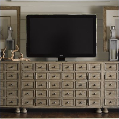 Lexington Twilight Bay Andrews TV Stand in Driftwood