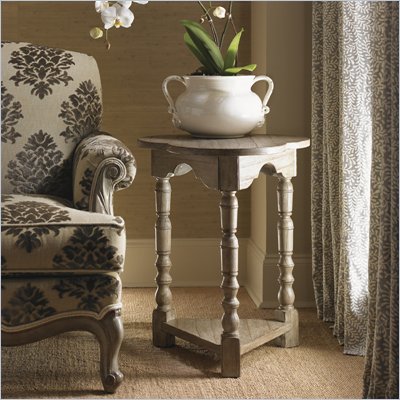 Lexington Twilight Bay Bailey Chairside Table in Driftwood