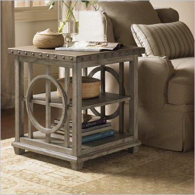 Lexington Twilight Bay Wyatt Lamp Table in Driftwood