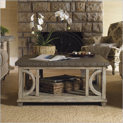 Lexington Twilight Bay Wyatt Cocktail Table in Driftwood