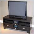 4D Concepts 52 Inch Black TV Stand