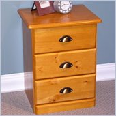 4D Concepts 3 Drawer Pine Chest