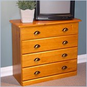 4D Concepts 4 Drawer Pine Chest