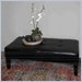 4D Concepts Large Faux Leather Coffee Table