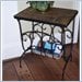 4D Concepts Magazine End Table w/ slate top