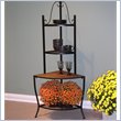4D Concepts Outdoor Corner Baker's Rack With Slate Top