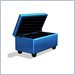 4D Concepts Blue Storage Bench