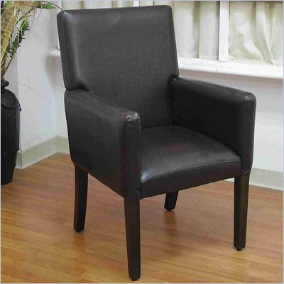 4D Concepts Deluxe Faux Leather Arm Chair