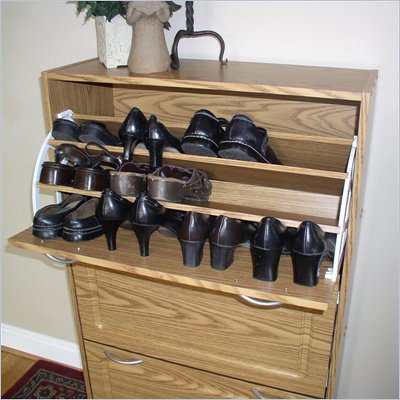4D Concepts Deluxe Triple Shoe Cabinet