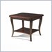 Somerton Crossroads End Table in Deep Burnished Brown
