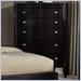 Somerton Signature Transitional 5 Drawer Chest in Mocha