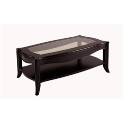 Somerton Signature Transitonal Rectangular Cocktail Table in Mocha