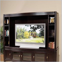 Somerton Signature Entertainment Center Hutch in Mocha