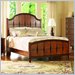 Somerton Rhythm Panel Bed in Burnished Rum Finish