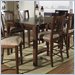 Somerton Rhythm Gathering Bar Table in Burnished Rum Finish