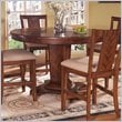 ADD TO YOUR SET: Somerton Runway Contemporary Gathering Bar Table in Warm Brown