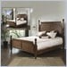 Somerton Excursions Coastal Poster Bed in Honey Brown Finish