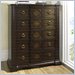 Somerton Villa Madrid 5 Drawer Chest in Dusk Brown Finish