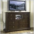ADD TO YOUR SET: Somerton Villa Madrid 7 Drawer Media Chest in Dusk Brown Finish
