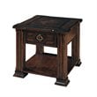 ADD TO YOUR SET: Somerton Villa Madrid 1 Drawer End Table in Dusk Brown Finish