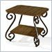 Somerton Covington End Table in Cocoa Brown