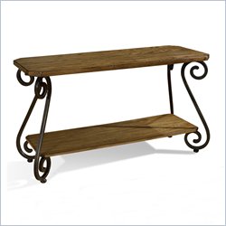 Somerton Covington Sofa Table in Cocoa Brown