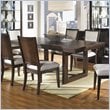 ADD TO YOUR SET: Somerton Shadow Ridge Modern Rectangular Casual Dining Table in Chocolate Finish