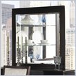 ADD TO YOUR SET: Somerton Shadow Ridge Modern Beveled Mirror in Chocolate