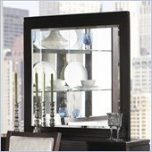 Somerton Shadow Ridge Modern Beveled Mirror in Chocolate