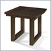 Somerton Shadow Ridge Modern End Table in Chocolate