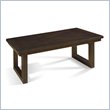 ADD TO YOUR SET: Somerton Shadow Ridge Modern Cocktail Table in Chocolate