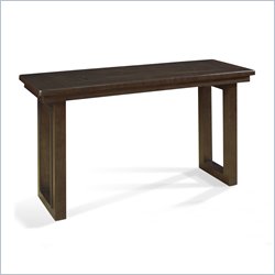 Somerton Shadow Ridge Modern Sofa Table in Chocolate