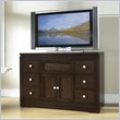 ADD TO YOUR SET: Somerton Shadow Ridge Modern Entertainment Unit in Chocolate